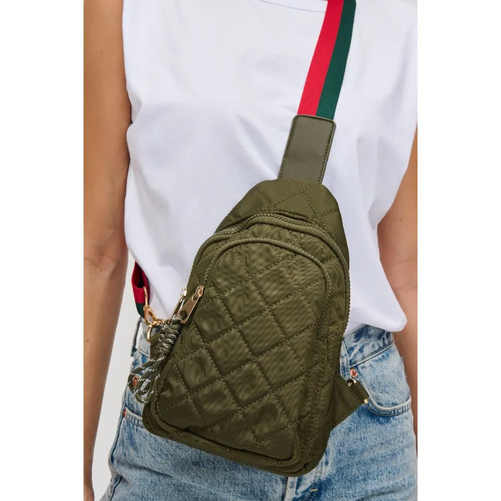 Ace - Quilted Nylon Sling Backpack