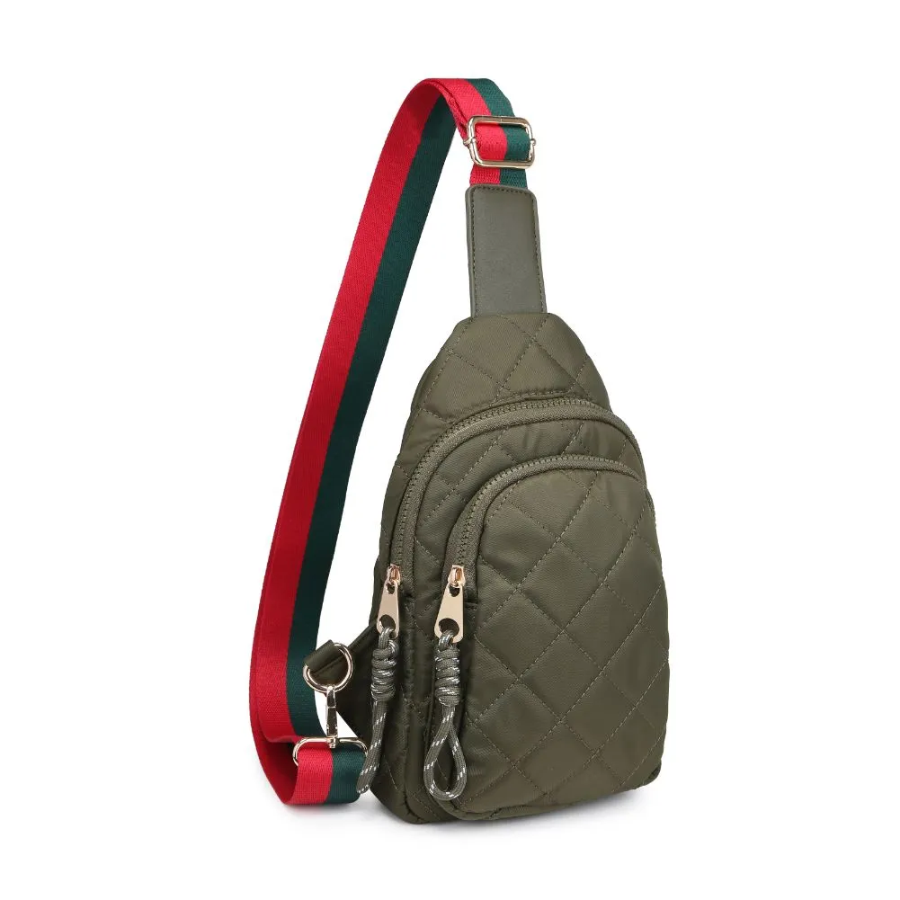 Ace - Quilted Nylon Sling Backpack