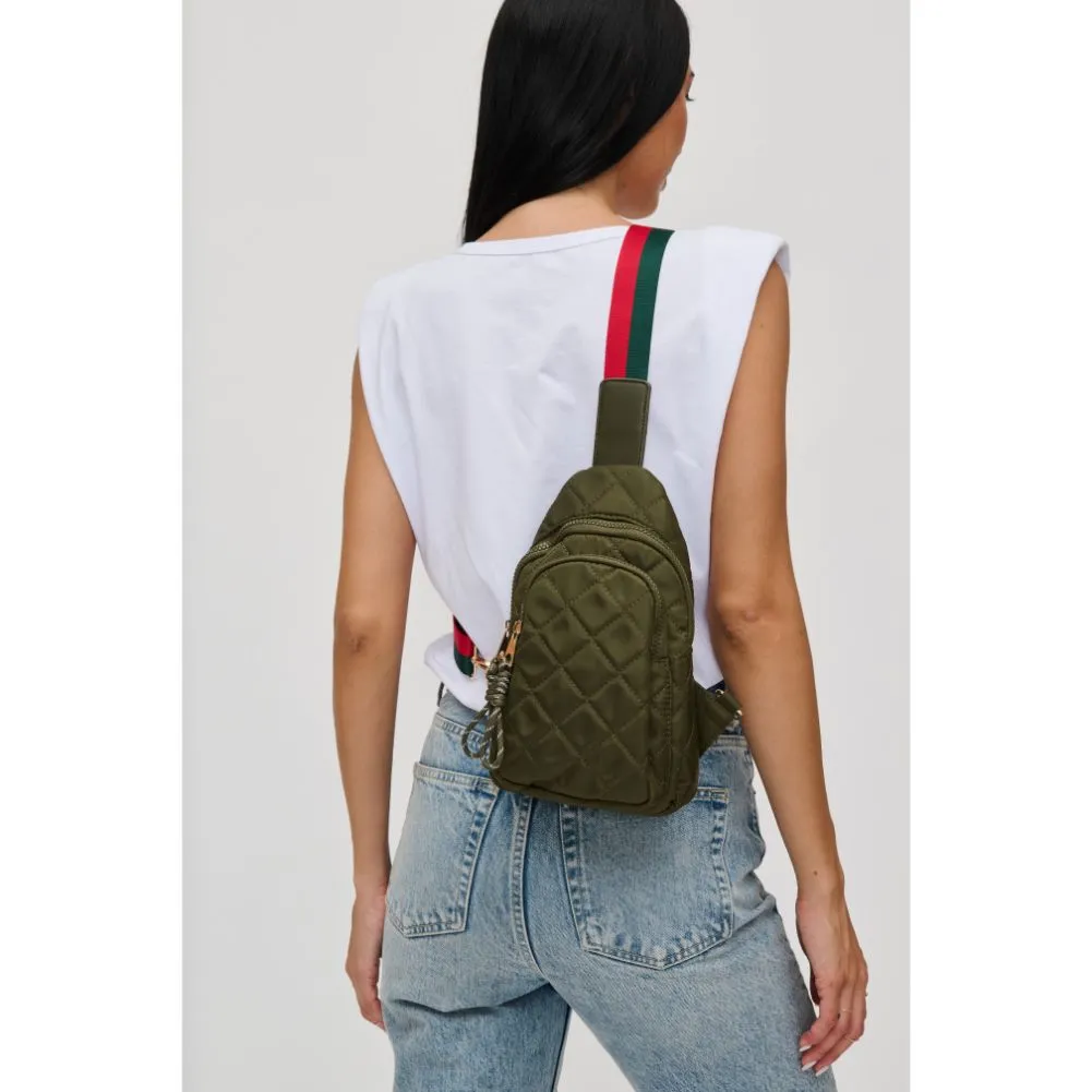 Ace - Quilted Nylon Sling Backpack