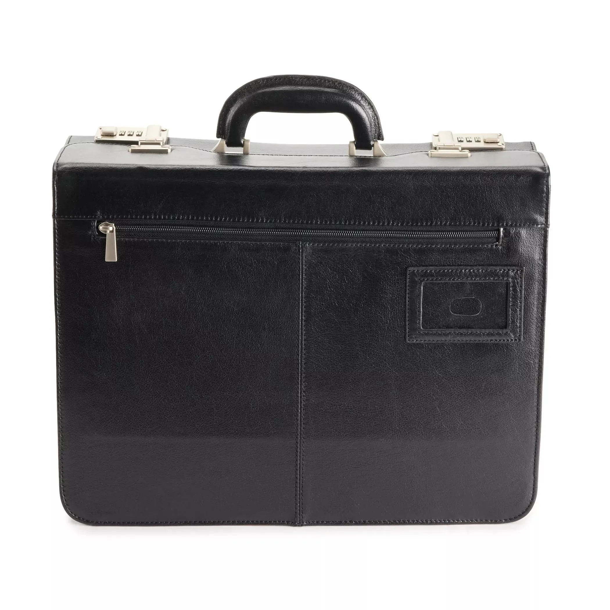 Ameri Brown Leather Executive BriefcaseLeather Modern Attache