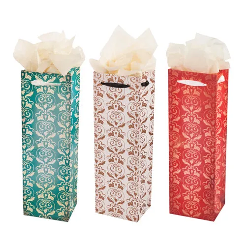 Assorted Damask Bags