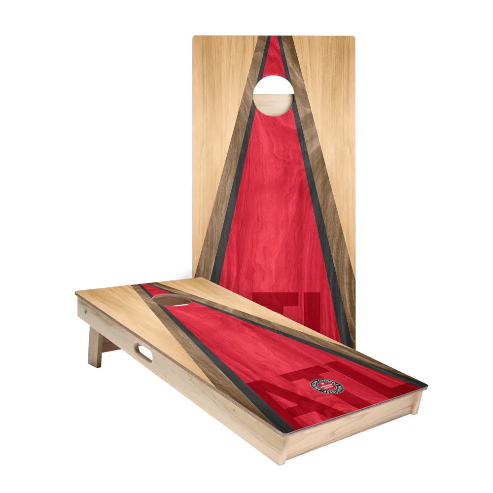 Atlanta Football Gameday Classic Triangle Star Cornhole Boards