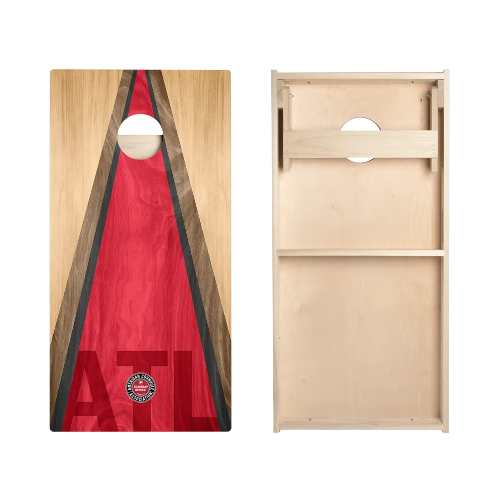 Atlanta Football Gameday Classic Triangle Star Cornhole Boards