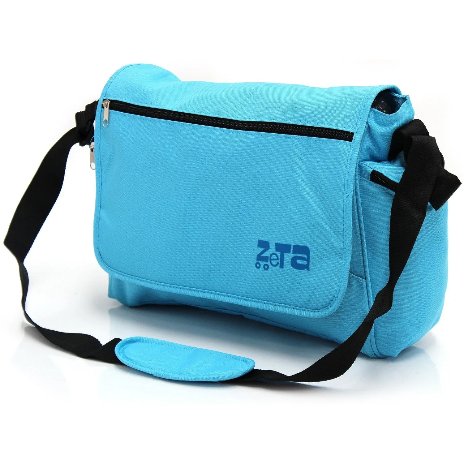 Baby Travel Zeta Changing Bag Plain OCEAN Complete With Changing Matt (Clearance)