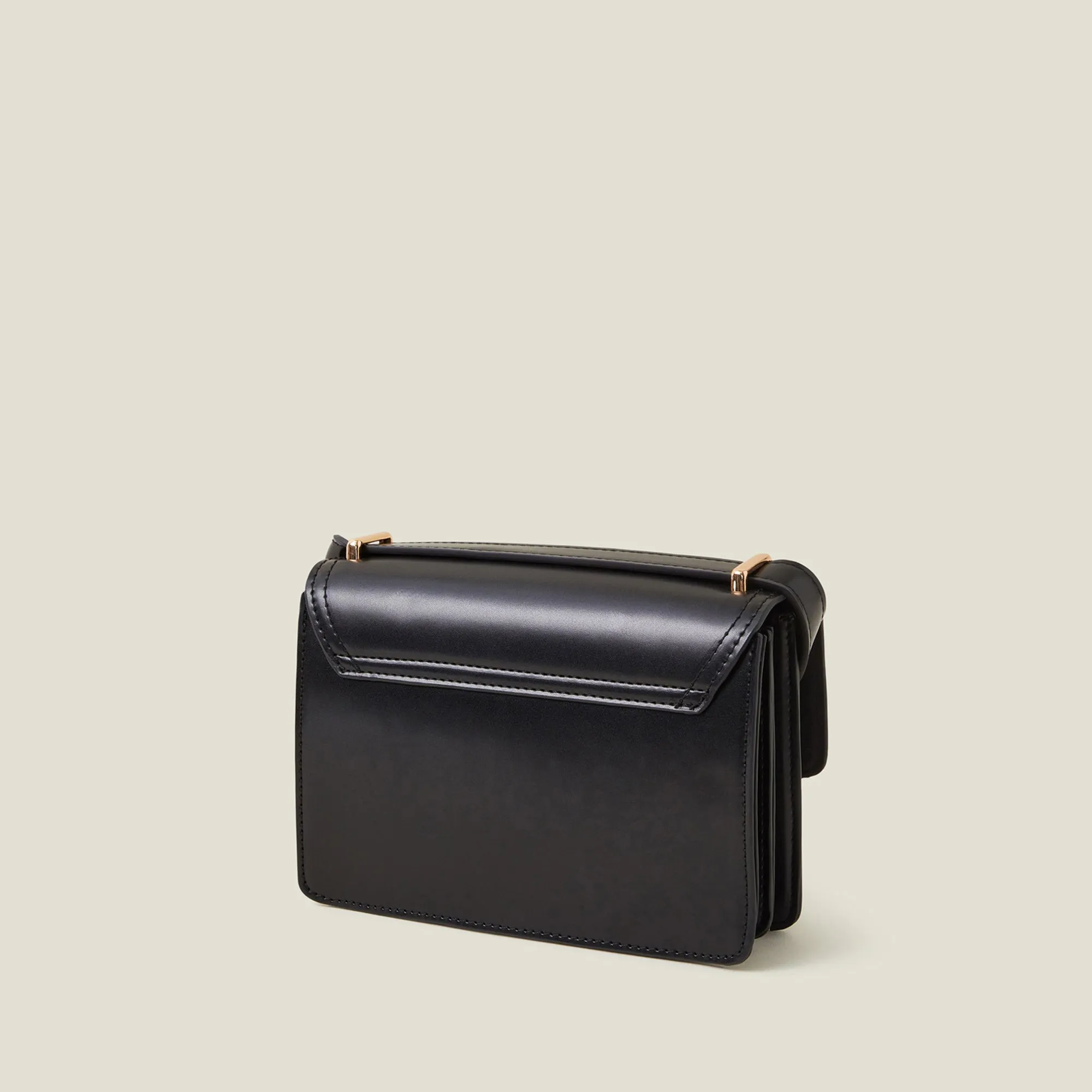 Black Boxy Sling Bag