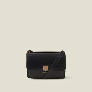 Black Boxy Sling Bag