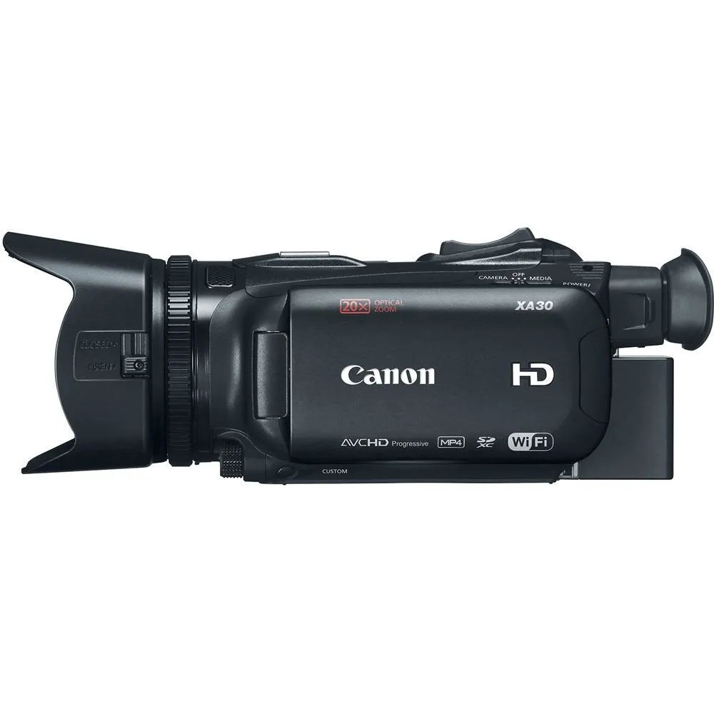 Canon XA30 HD Professional Video Camcorder   25 Piece Accessory Bundle Kit