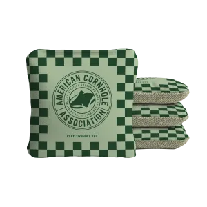 Checkered ACA Badge Synergy Soft Cornhole Bags