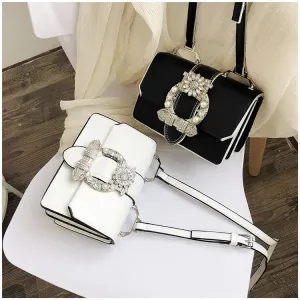 Chic Pearl Diamond Sling Bags