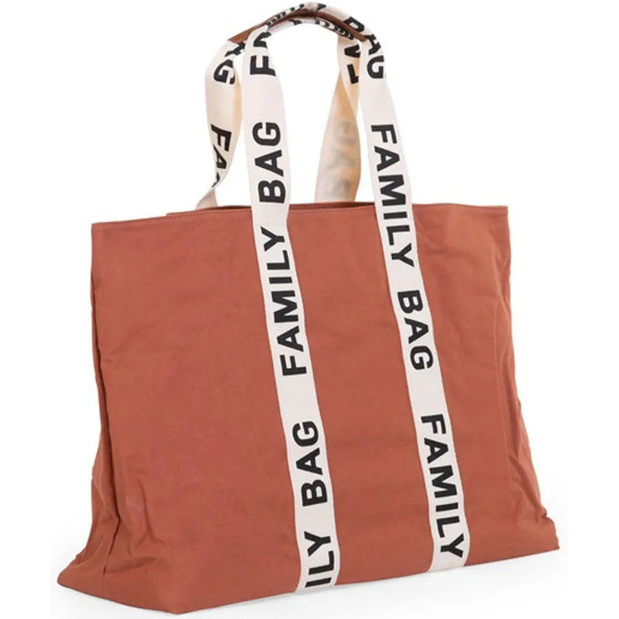 Childhome Family Bag Signature Canvas (Terracotta)