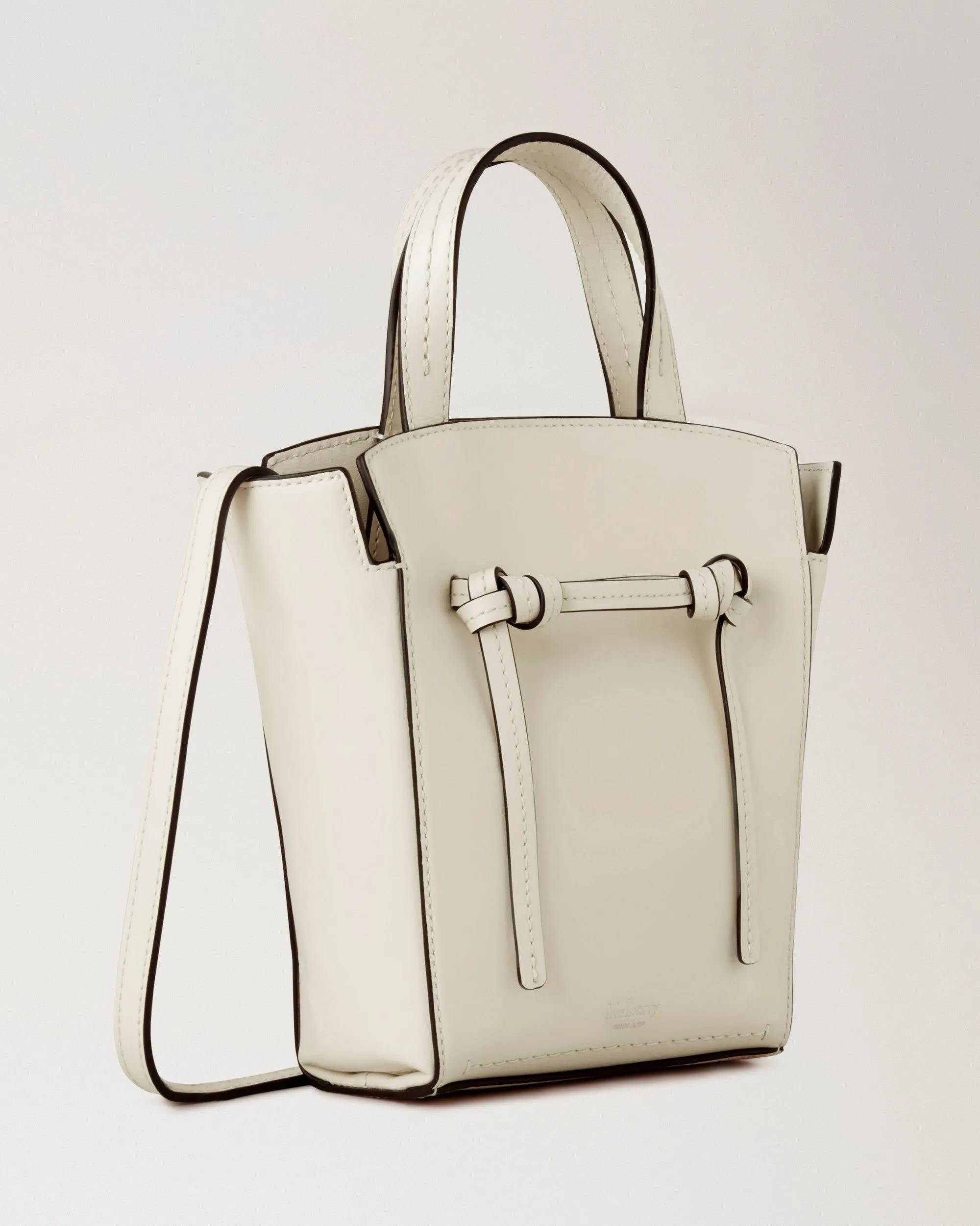 Clovelly Mini Tote Eggshell Refined Flat Calf