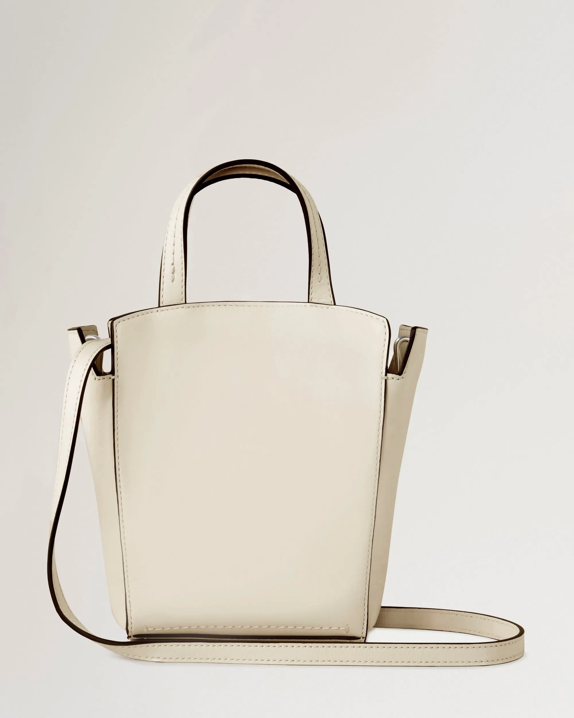 Clovelly Mini Tote Eggshell Refined Flat Calf