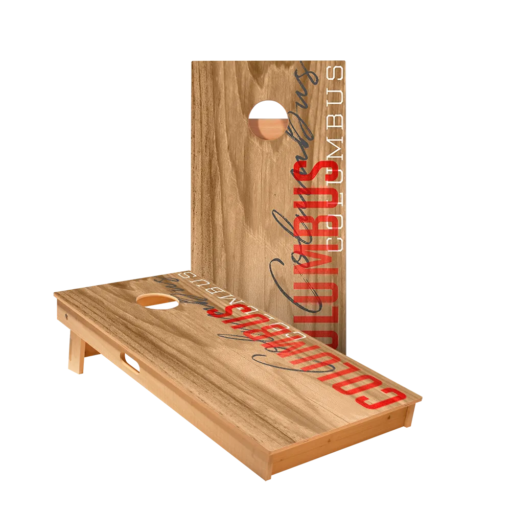 Columbus Campus Gameday Star Cornhole Boards