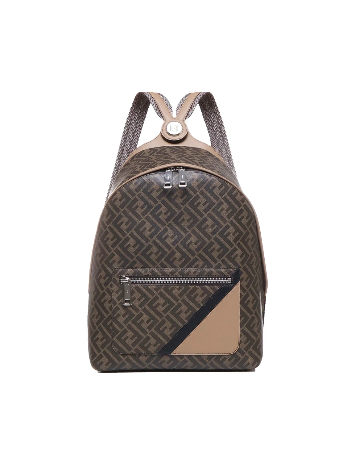 Diagonal Chiodo Backpack in Tobacco Sand