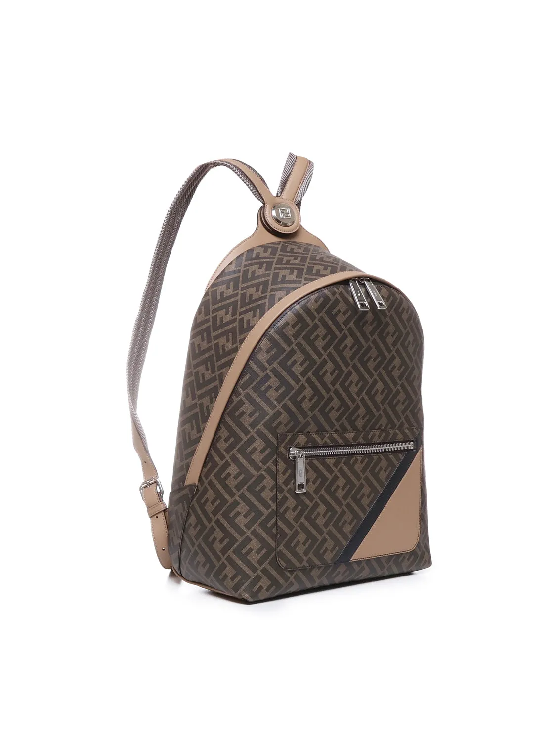 Diagonal Chiodo Backpack in Tobacco Sand