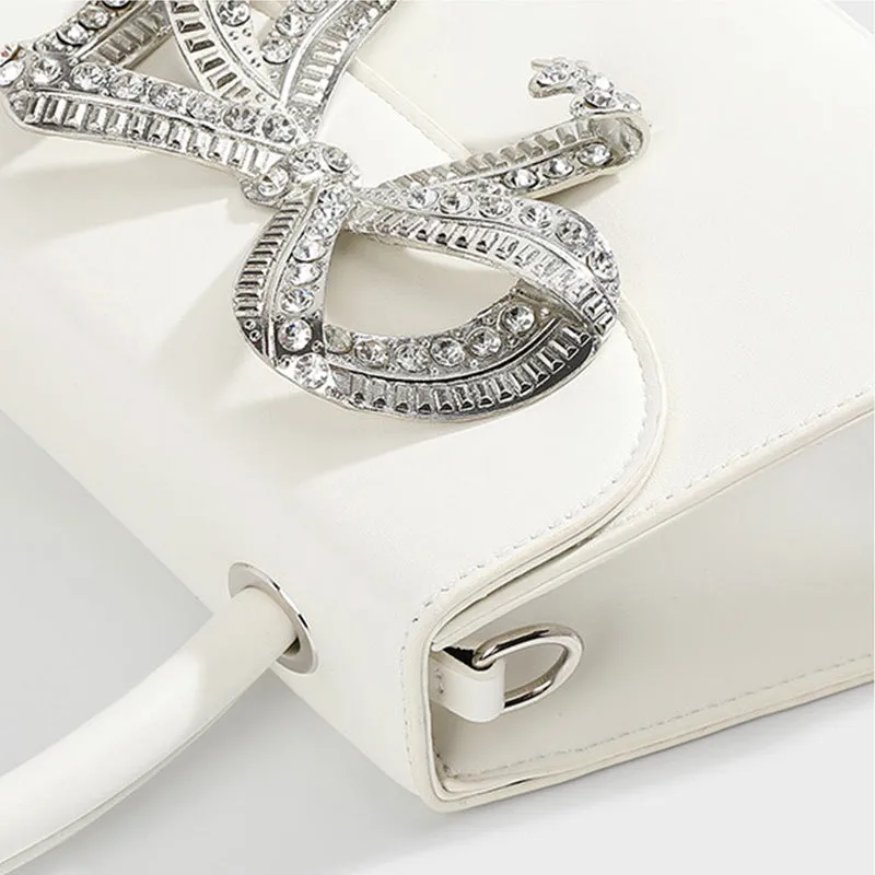 Diamond Shiny Bow Handbags/Sling Bags