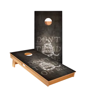 Don’t Tread On Me Black Star Cornhole Boards