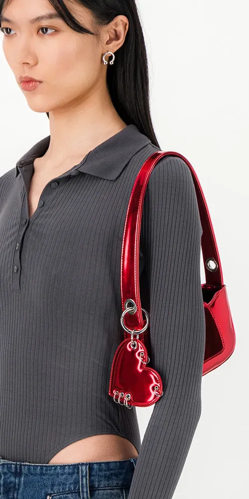 Dylan Bag Metallic Red