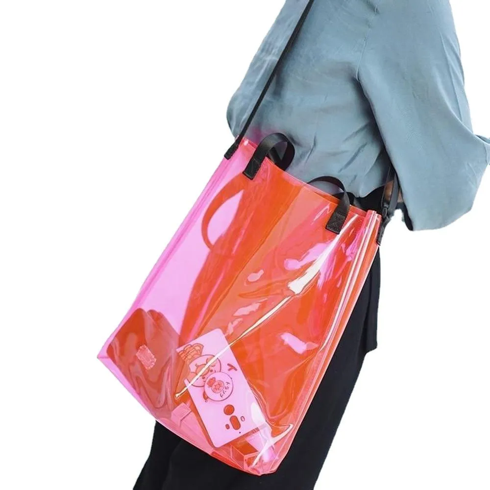 Fashionable Versatile Women's Transparent Shoulder Bag