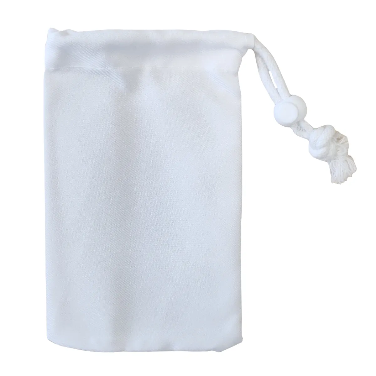 FULL CARTON - 100 x Premium Drawstrings with Stopper - Canvas - White - 15cm x 20cm