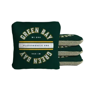 Green Bay Football Gameday Vintage Synergy Soft Cornhole Bags