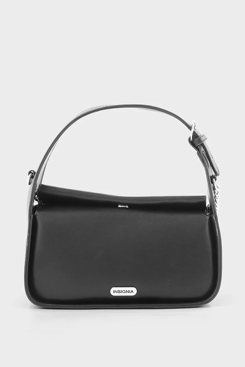 Hobo Hand Bags B15166-Black