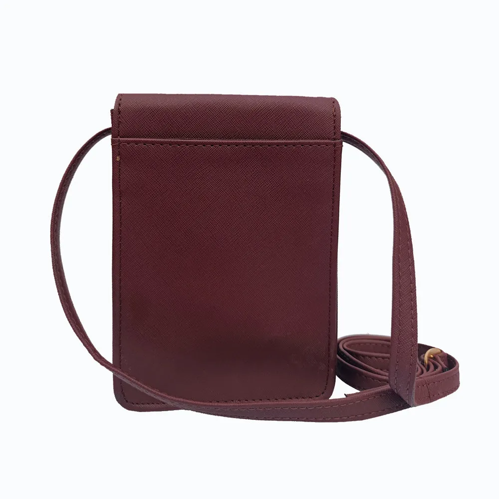 IMARS Stylish Crossbody Cherry For Women & Girls (Mobile Bag) Made With Faux Leather