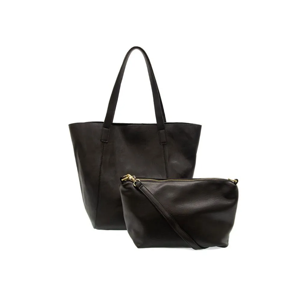 JOY SUSAN VIDA CARRYALL TOTE BAG BLACK