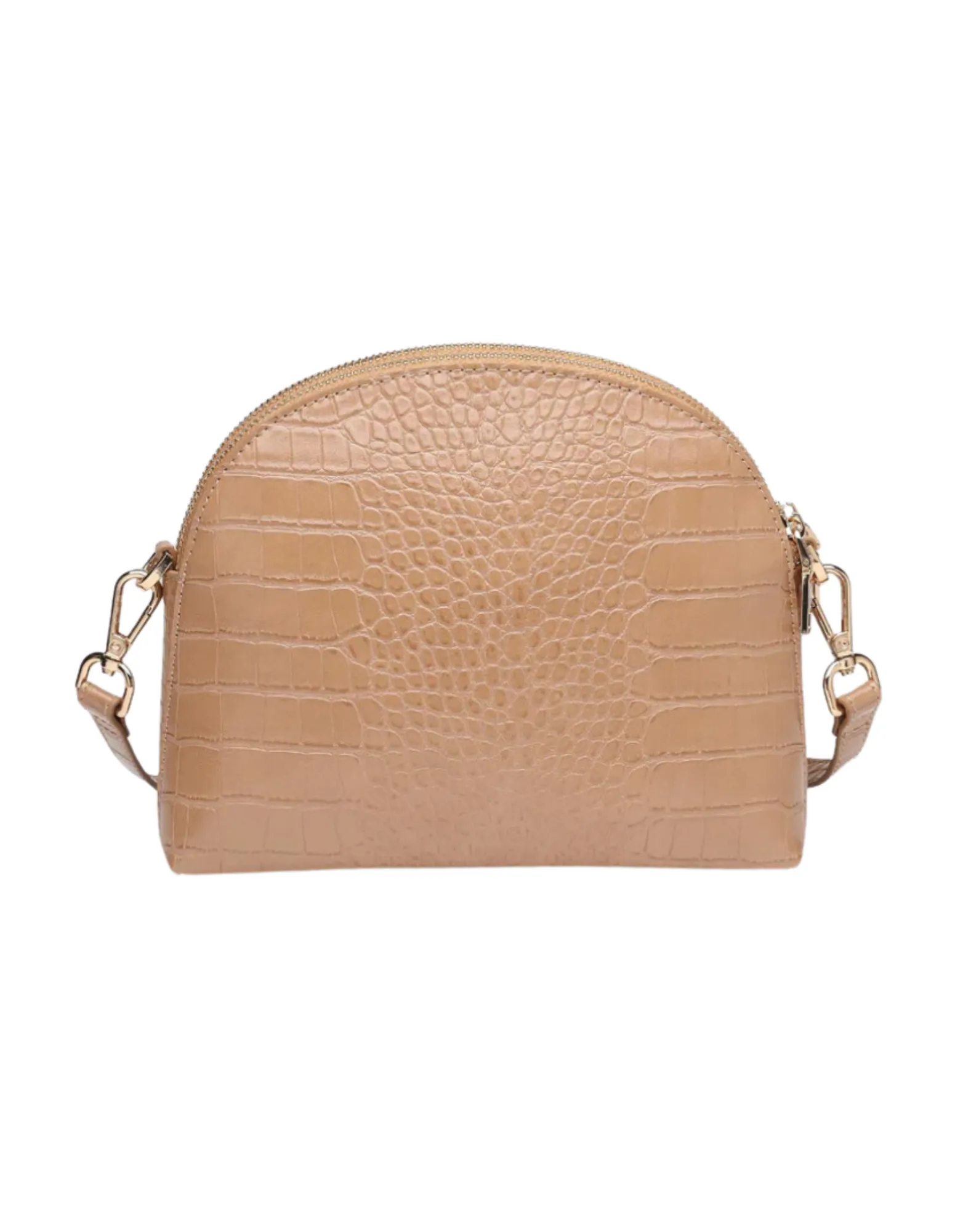 Lolita Crossbody Bag - Croc Camel - Louenhide