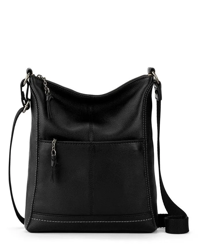 Lucia The Sak Women's Leather Crossbody Bag, Black