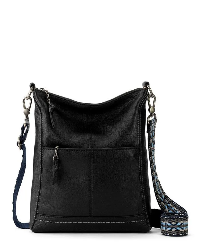 Lucia The Sak Women's Leather Crossbody Bag, Black