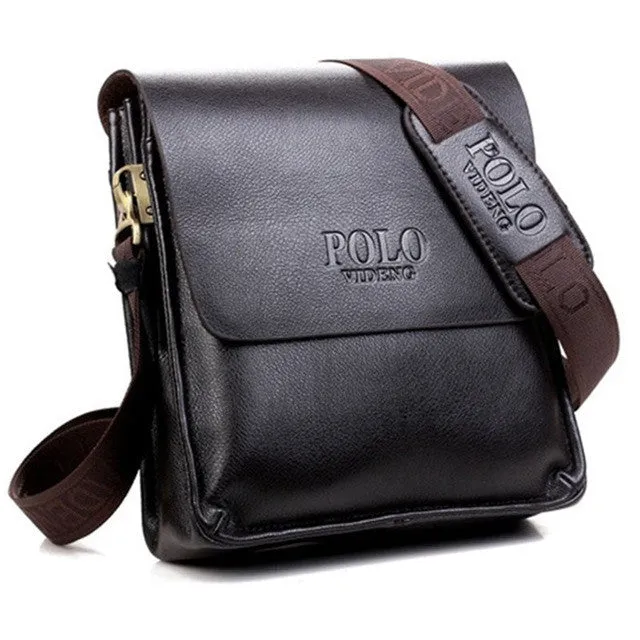 Men's Crossbody Bags Quality Male Messenger Bag on over His Shoulder PU Leather Men Handbag Travel Fashion Business Work Bag VP1