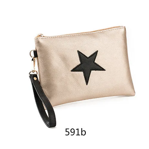 Miyahouse Brand Designer Women Day Clutches Bag Star Design Envelope Ladies Evening Party Bag Soft Leather Handbags High Quality