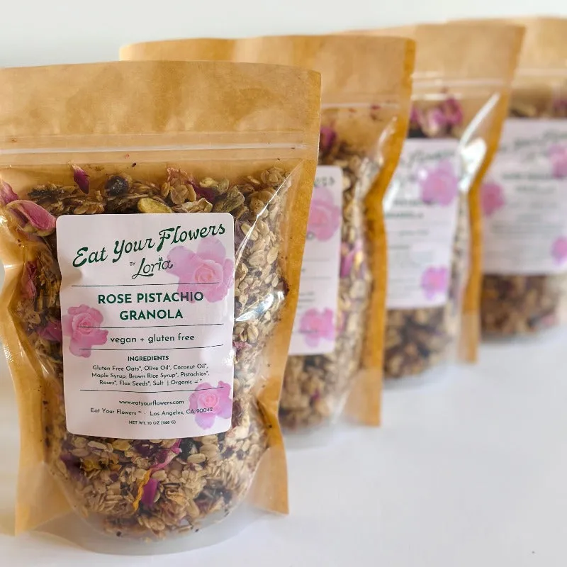 Rose Pistachio Granola (2 bags of 10 Oz)