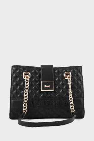 Satchel Shoulder Bags B15111-Black