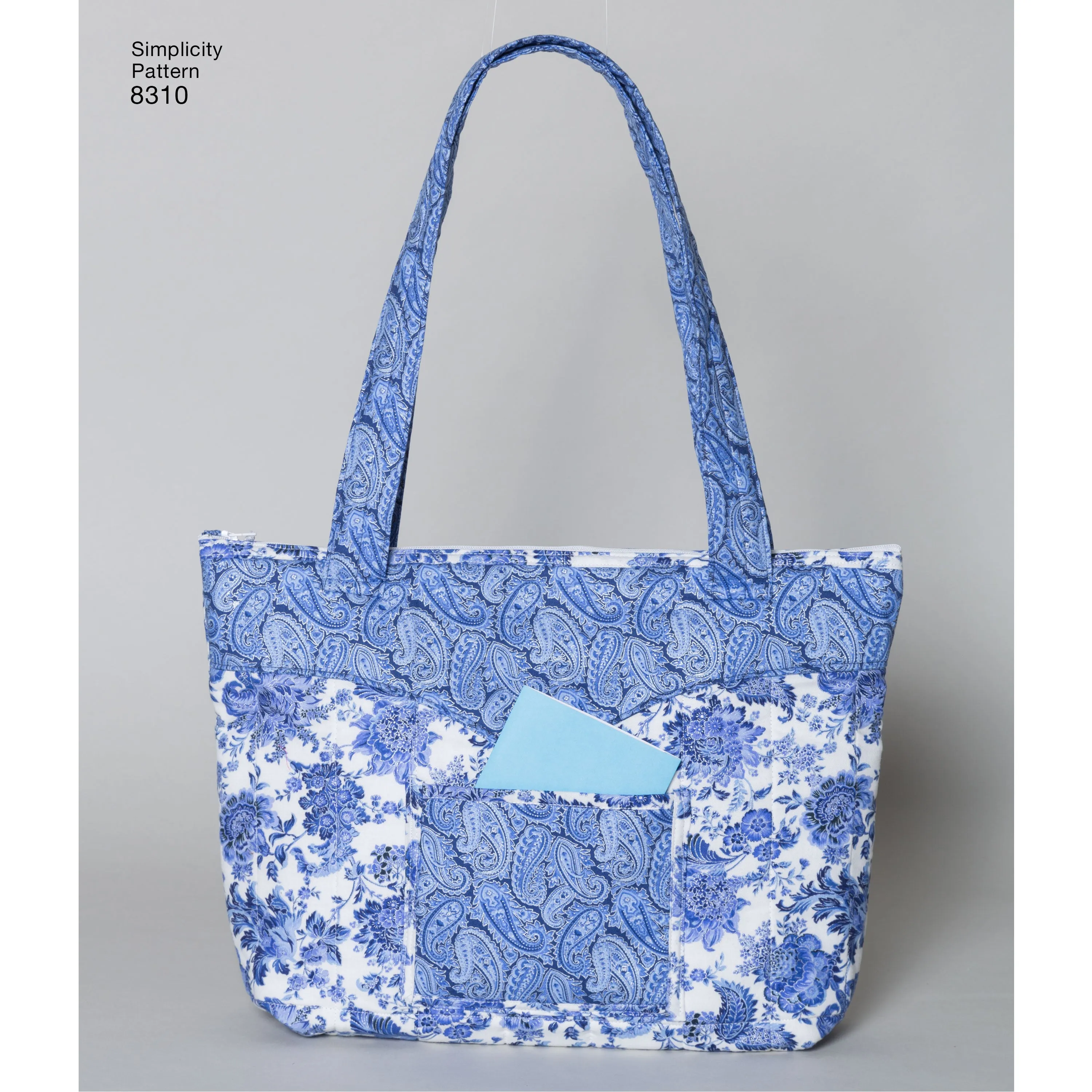 Simplicity Pattern 8310 Quilted Bags in Three Sizes