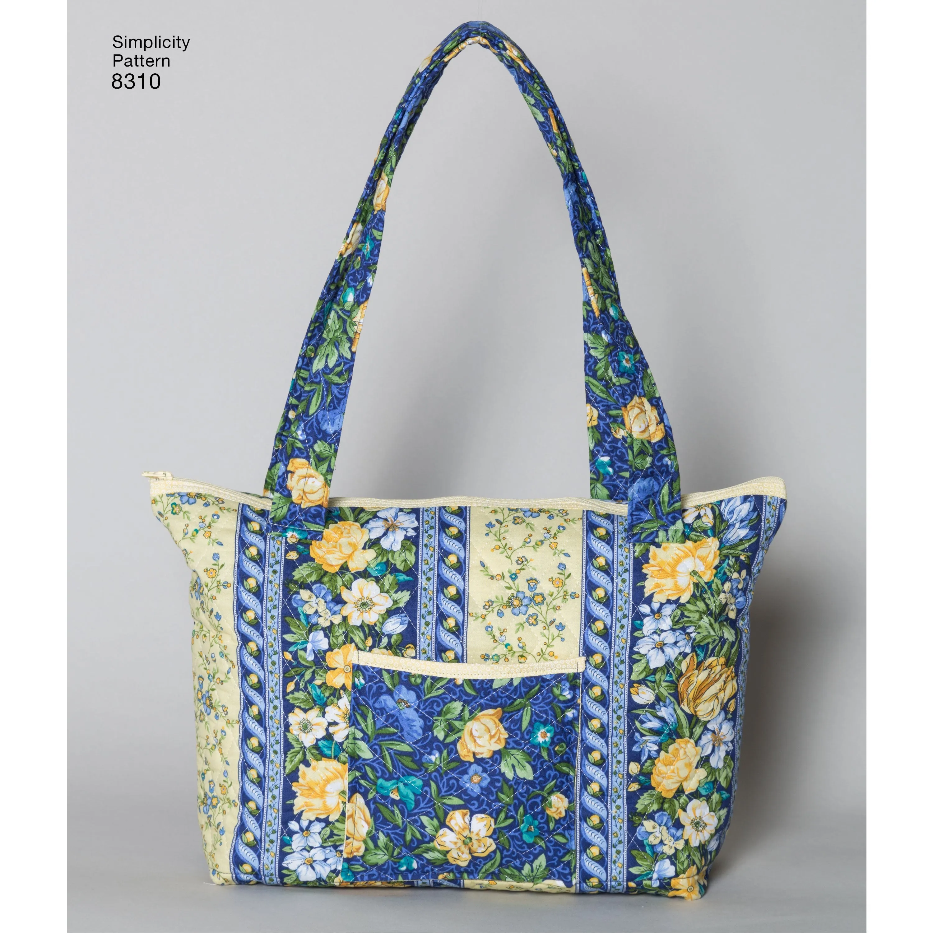 Simplicity Pattern 8310 Quilted Bags in Three Sizes