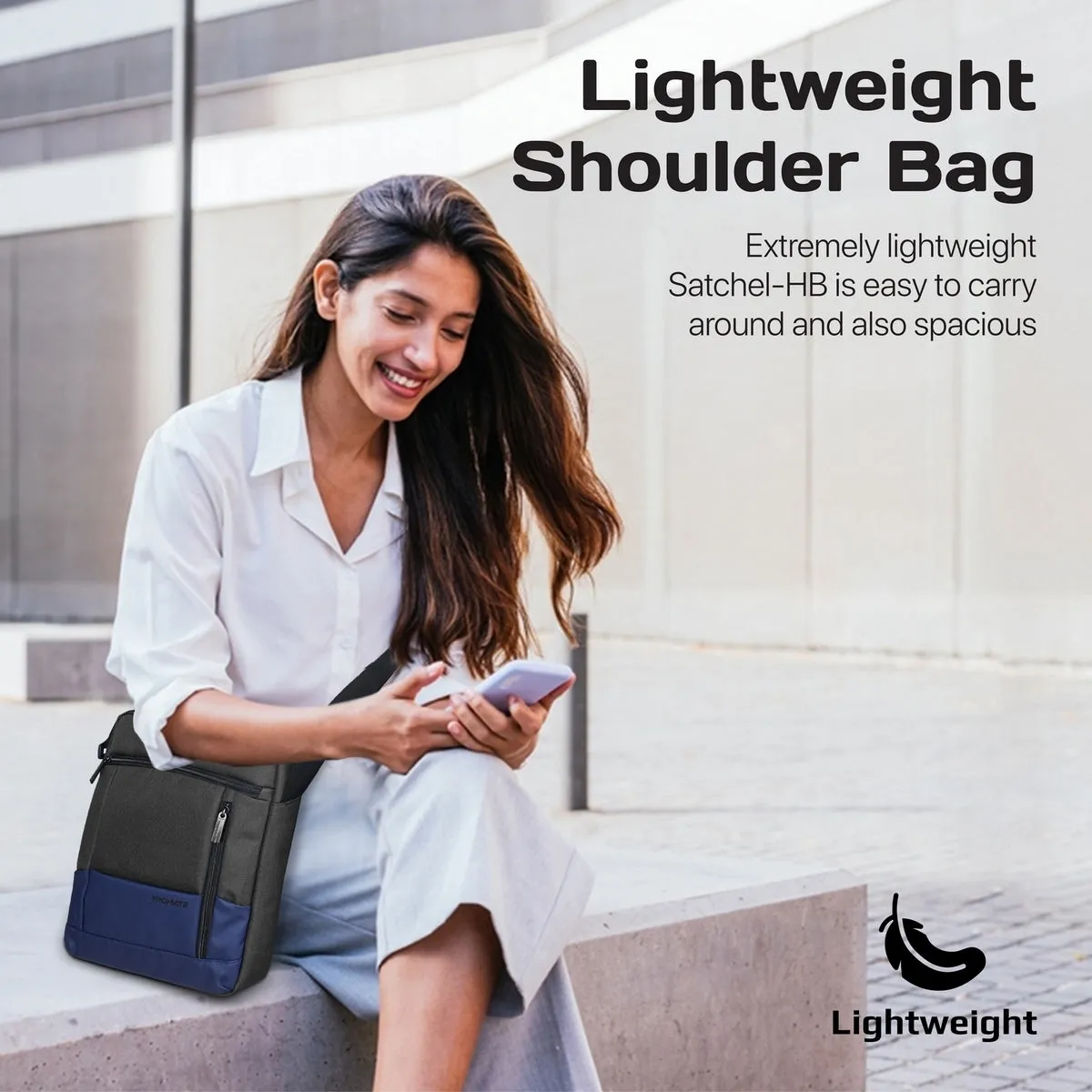 SleekComfort™ 13” Tablet Hand Bag with Multiple Compartments