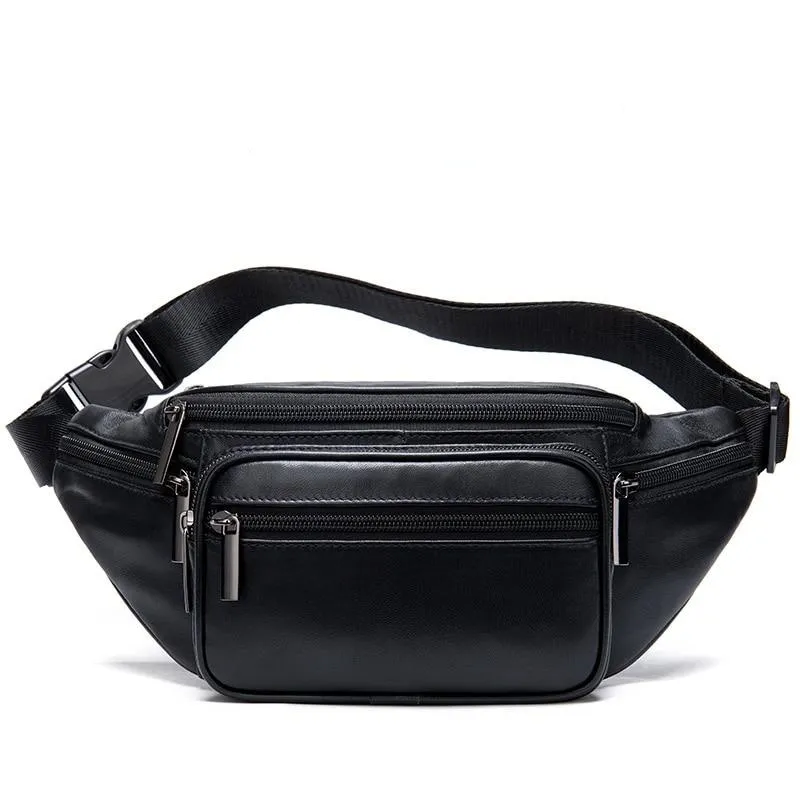 Stylish Leisure Female Leather Belt Bag For Phone Cash