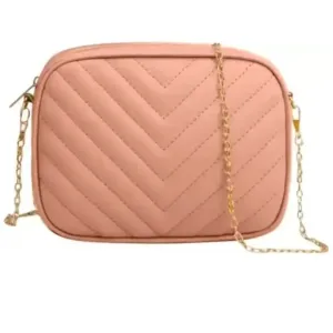 Stylish Pink PU Sling Bags For Women