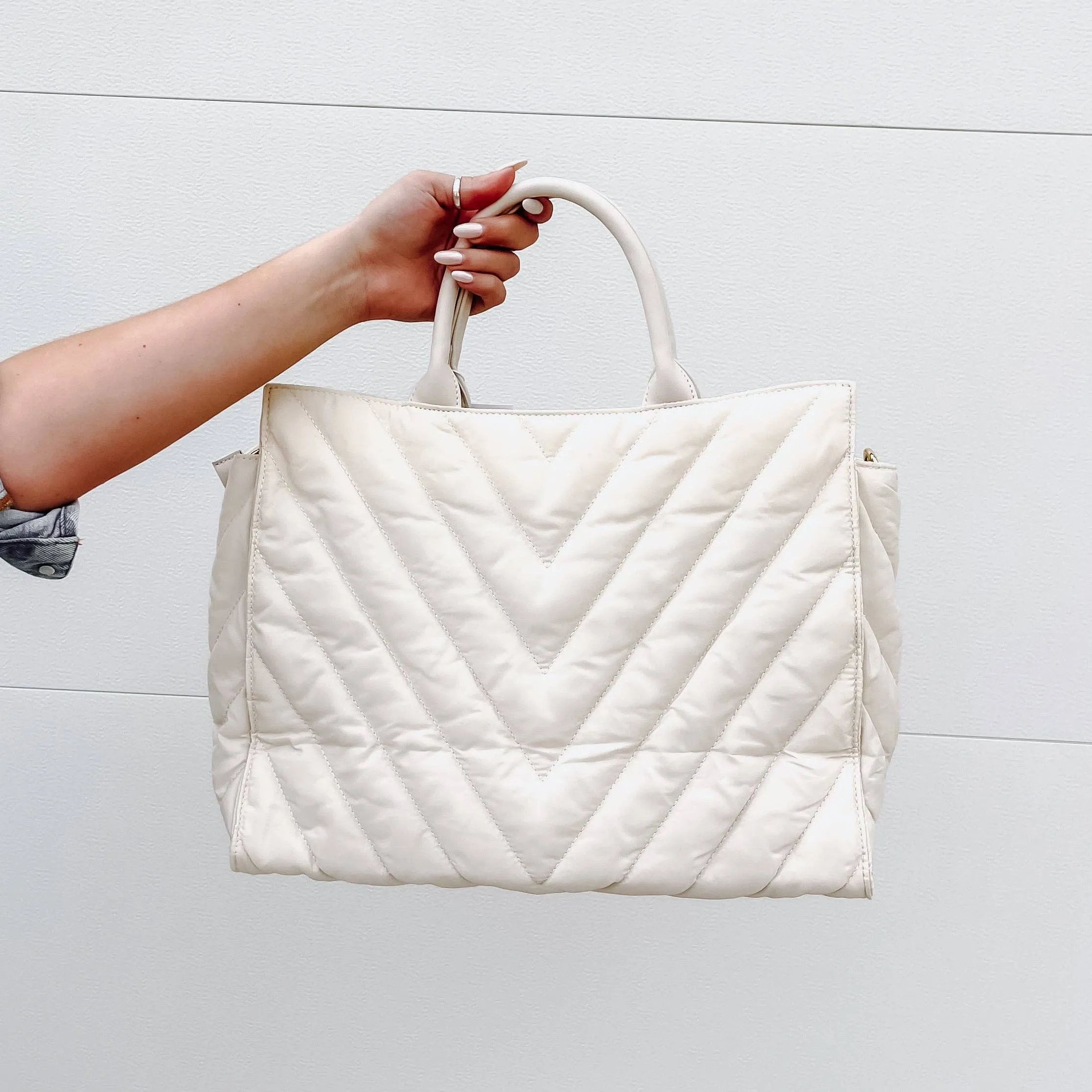 Taylor Falls Quilted Tote Bag