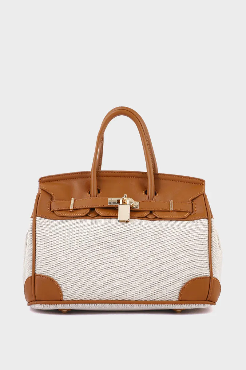 Trapeze Hand Bags BH0054-Brown