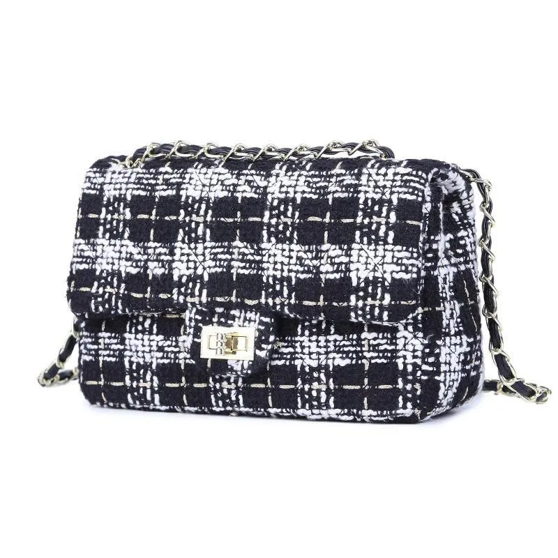 Trendy Versatile Ladies' Woolen Handbag