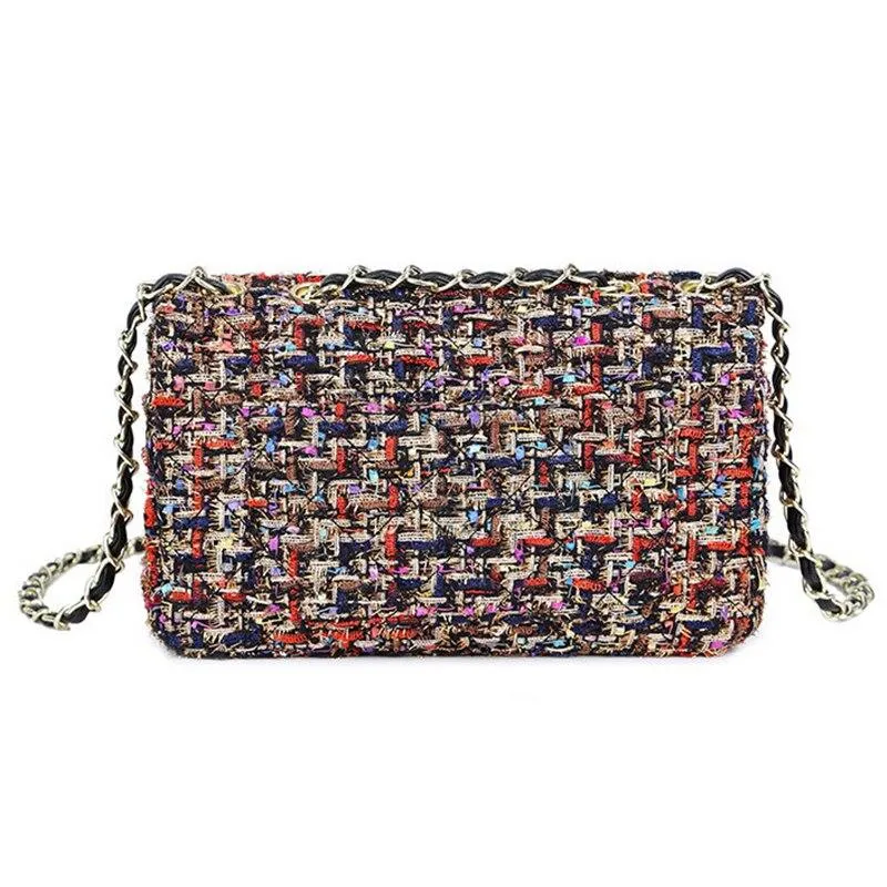 Trendy Versatile Ladies' Woolen Handbag