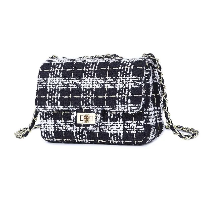 Trendy Versatile Ladies' Woolen Handbag