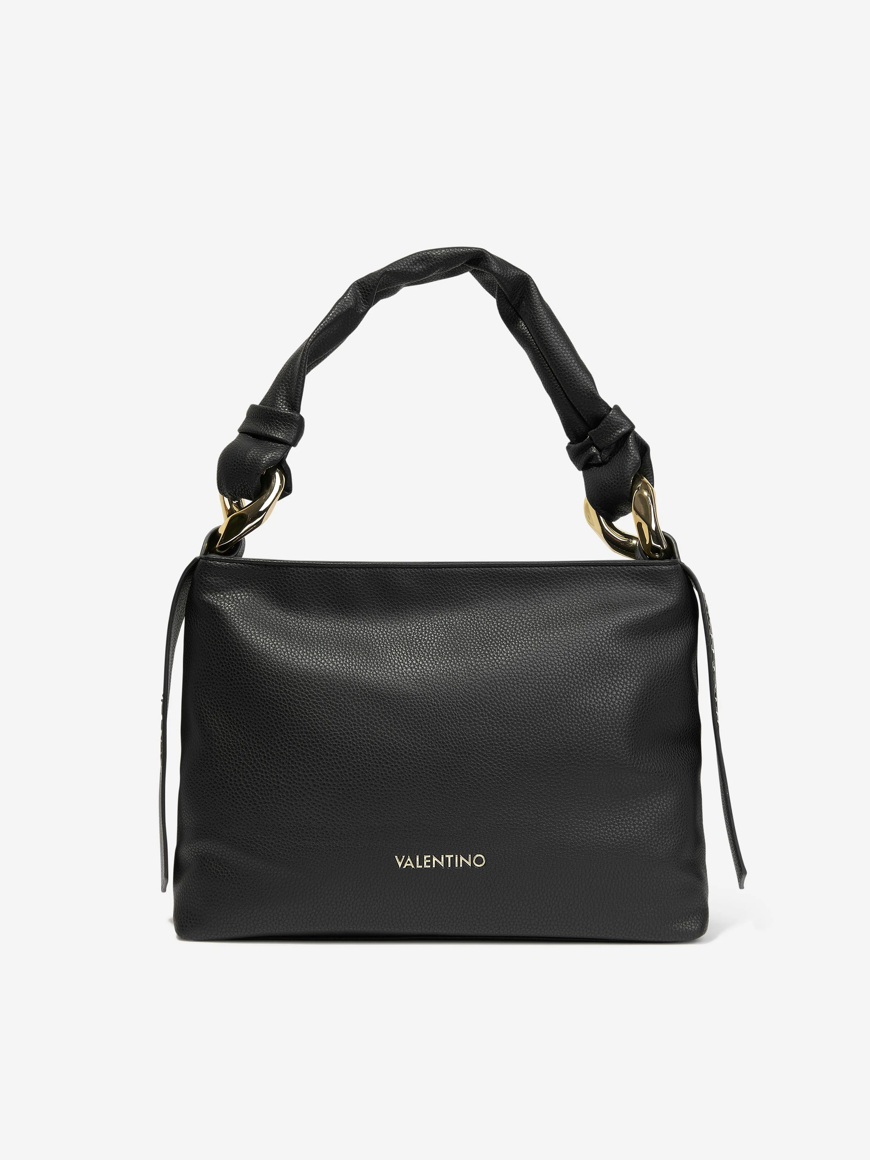 Valentino Girls Ring Hobo Bag in Black (W:35cm)