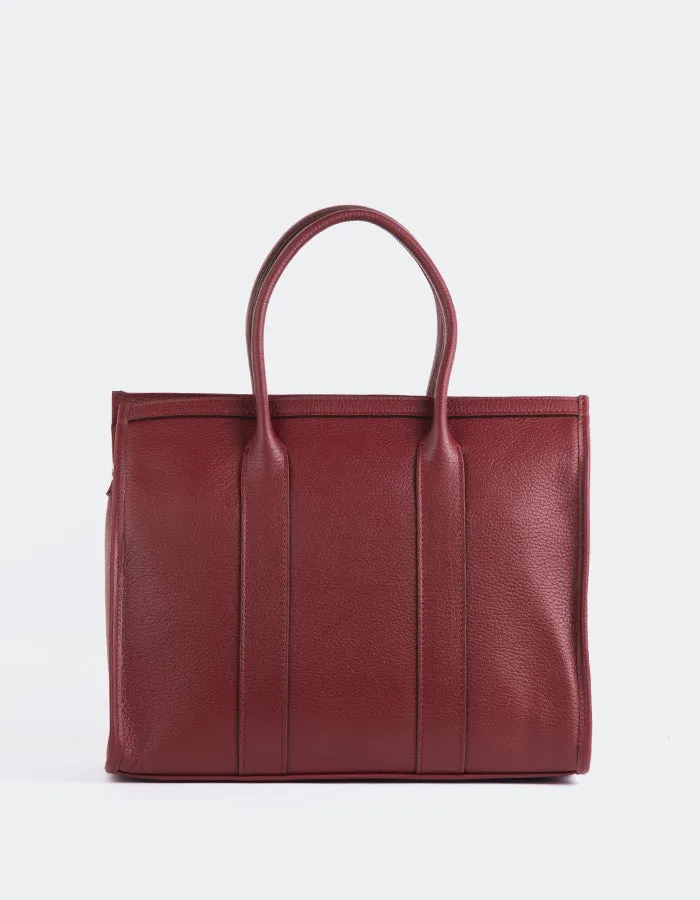 Veena Burgundy Leather