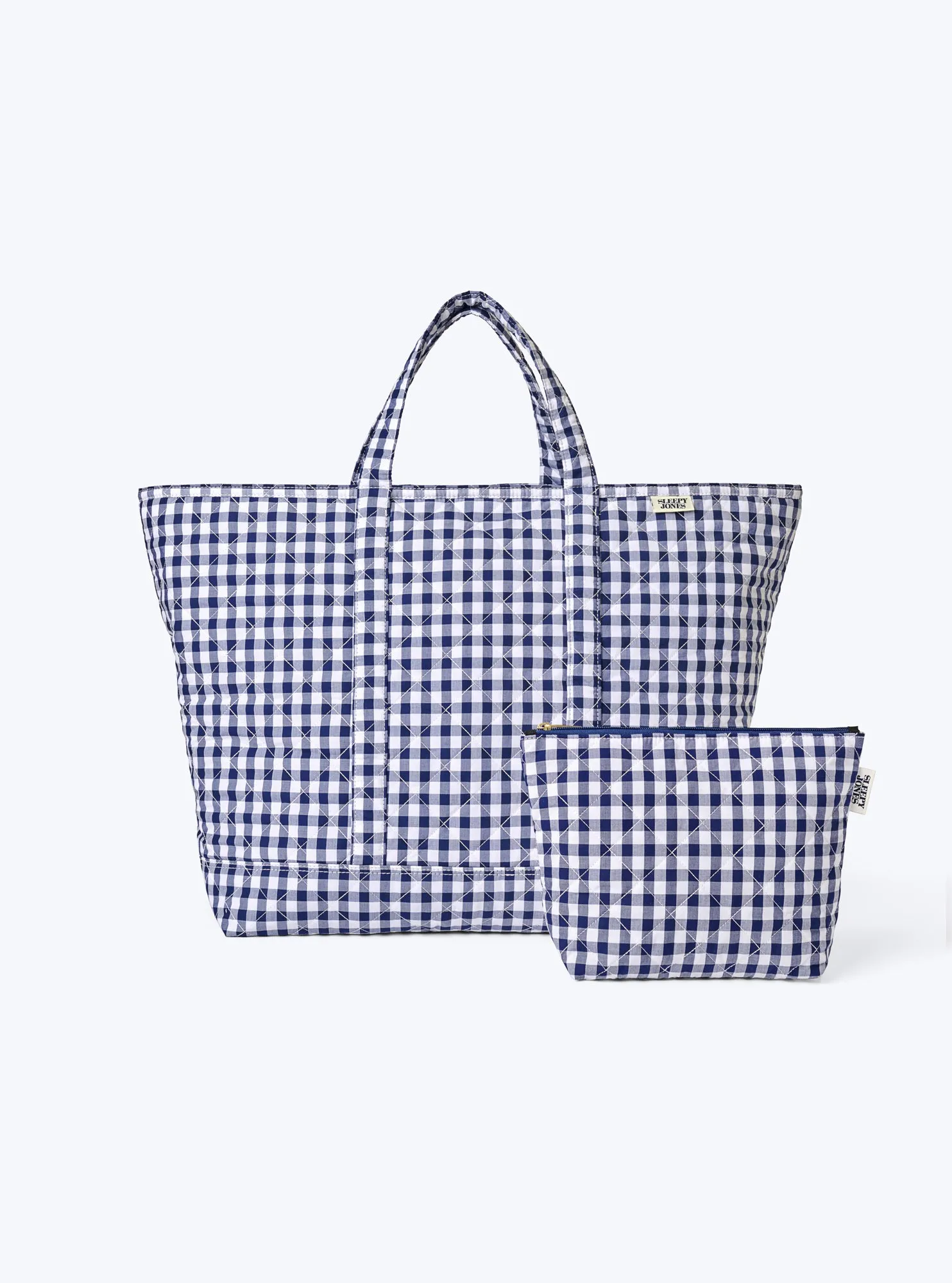 Weekender Bag in Quilted Gingham