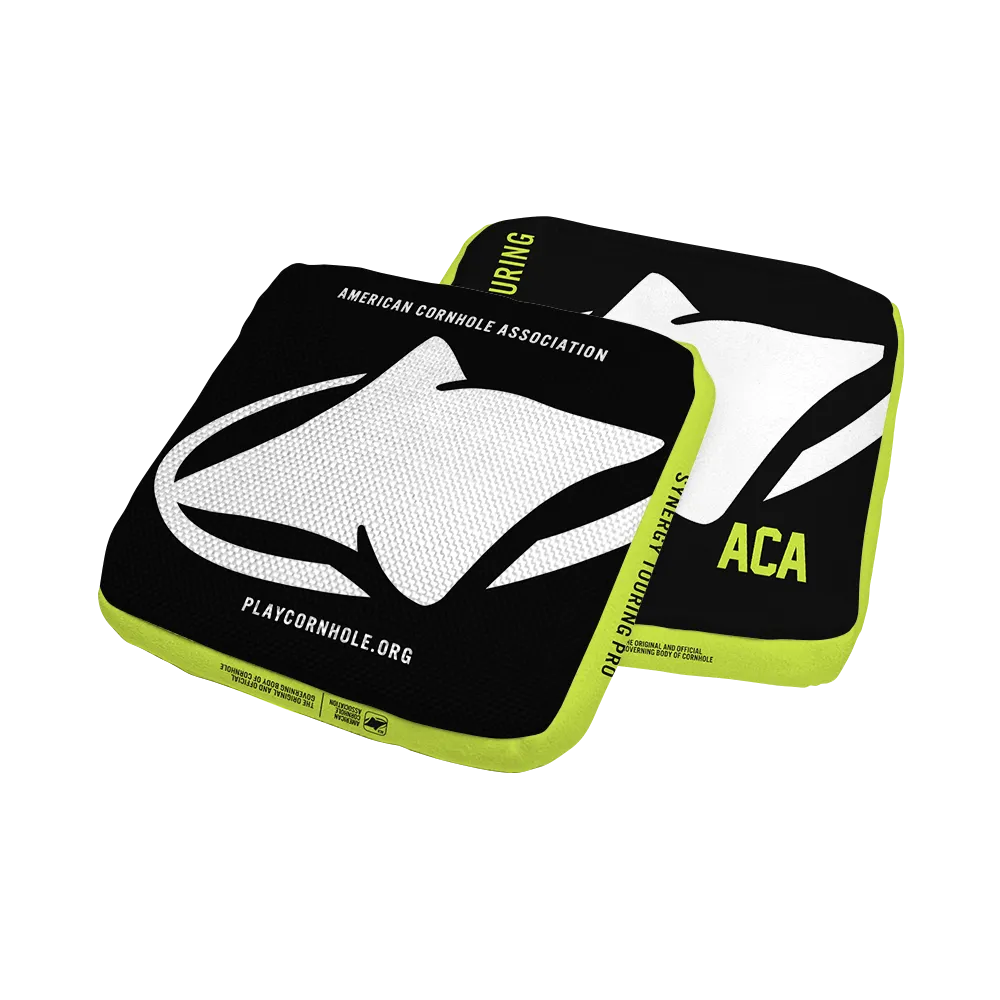 White ACA Logo Synergy Edge Cornhole Bags