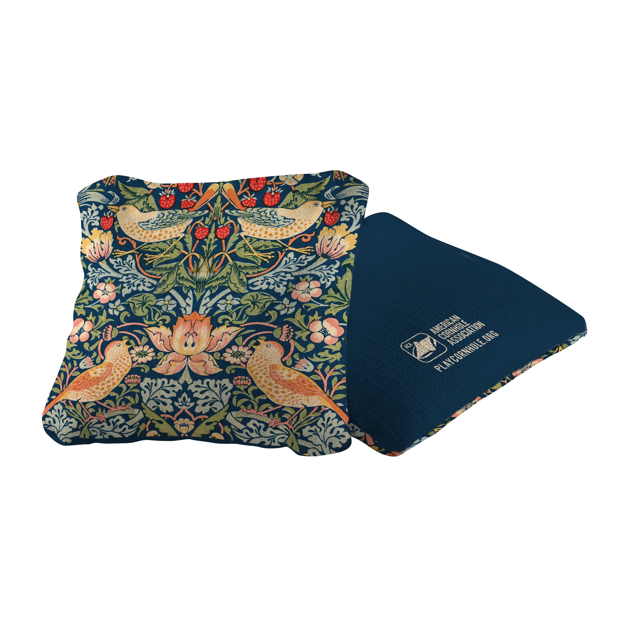 William Morris Strawberry Thief Synergy Pro Cornhole Bags